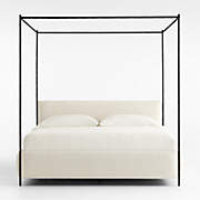 Coveteur Upholstered King Canopy Bed