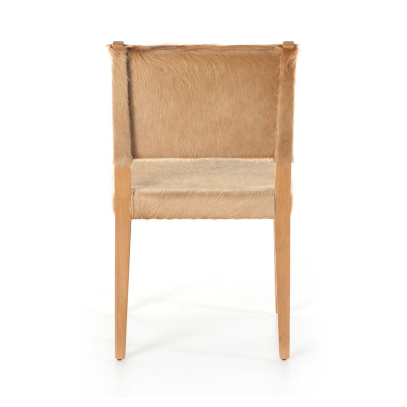 Cowley Beige Cowhide Dining Chair - image 5 of 11