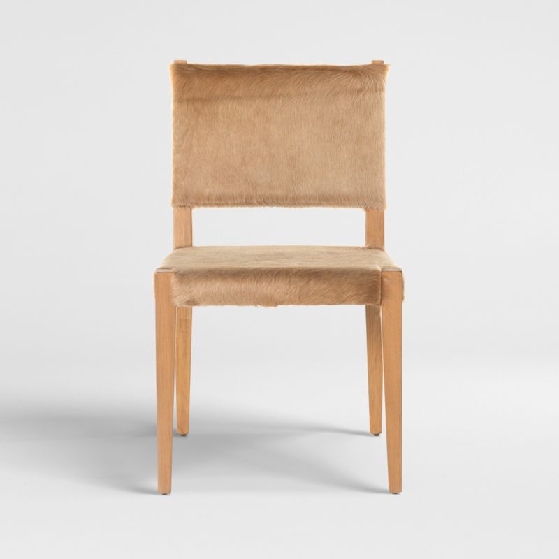 Cowley Beige Cowhide Dining Chair