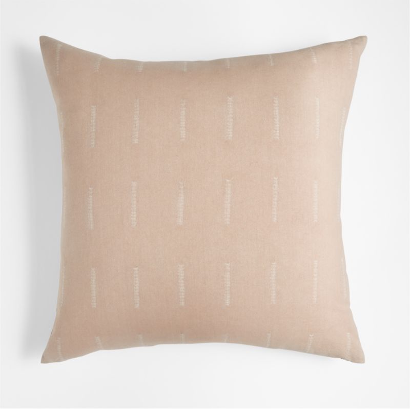 Cozette 23" DipDye Natural Pillow Cover + Reviews Crate & Barrel