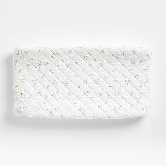 Stay Cool Cozy Bunny Organic Cotton Baby Changing Pad Cover