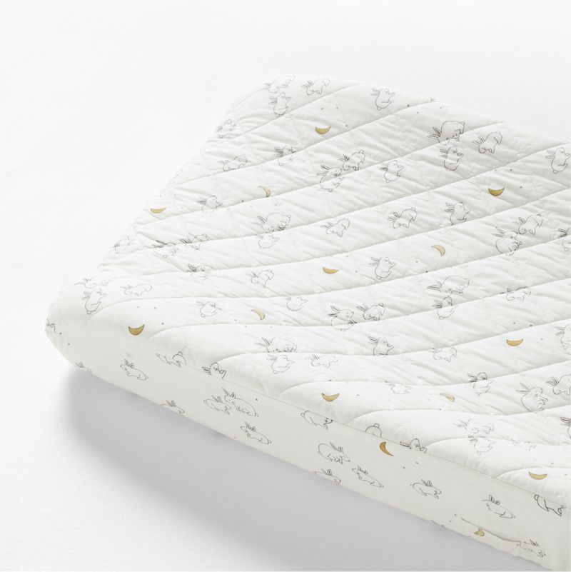 Stay Cool Cozy Bunny Organic Cotton Baby Changing Pad Cover - image 0 of 2