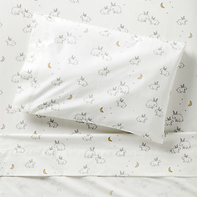 View Stay Cool Cozy Bunny Organic Cotton Toddler Sheet Set details