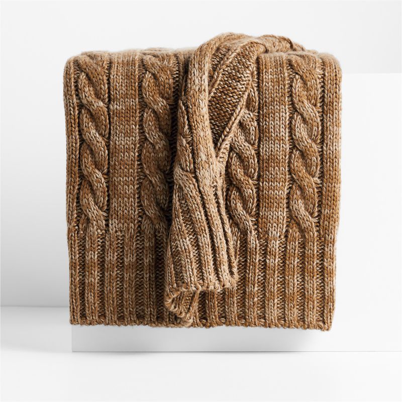 Ll bean cable online knit blanket