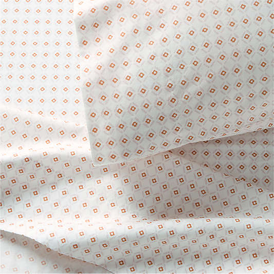 Cozy Cloud Geo Giggles Pink Block Print Organic Cotton Kids Sheet Set