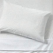 CozyCloud Organic Cotton Mini Stripe Reversible Sky Blue Twin XL Duvet Cover