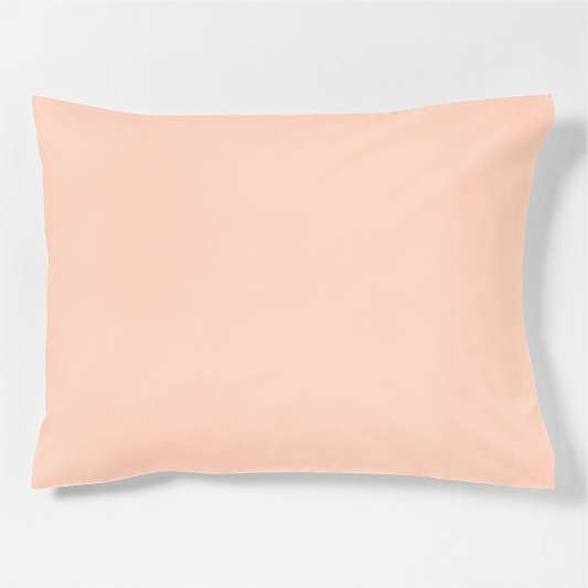 Cozy Cloud Washed Organic Cotton Elegant Pink Standard Bed PIllow Sham