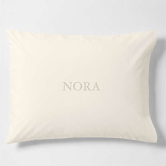 Supersoft Gauze Organic Cotton Pampas Ivory Standard Bed Pillow Sham