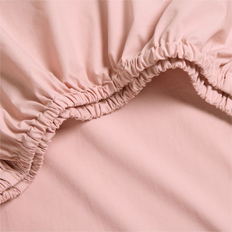 Cozy Cloud Orchid Rose Organic Cotton Baby Crib Fitted Sheet - image 2 of 4