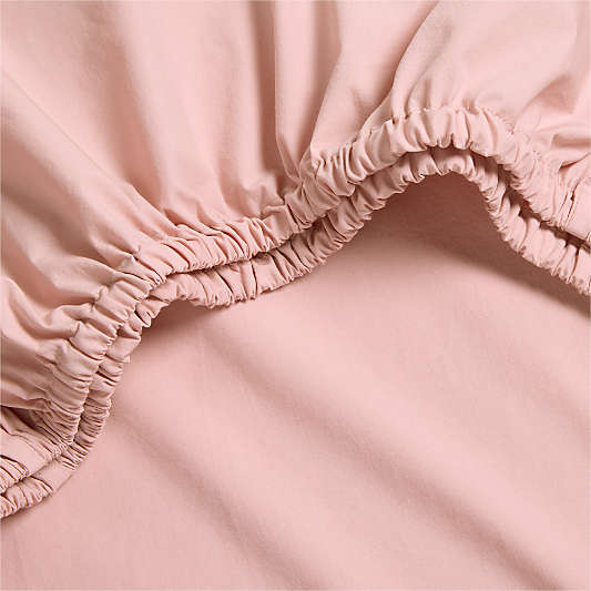 Cozy Cloud Orchid Rose Organic Cotton Baby Crib Fitted Sheet