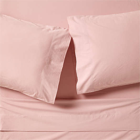 Cozy Cloud Orchid Rose 100% Organic Cotton Kids Queen Sheet Set