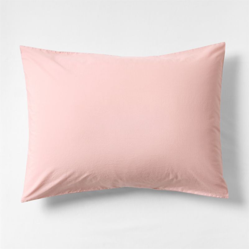 Cozy Cloud Orchid Rose Washed Organic Cotton Kids Sham - image 0 of 4