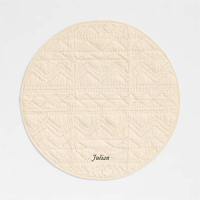 Cozy Cloud Natural Undyed Cotton Baby Activity Play Mat