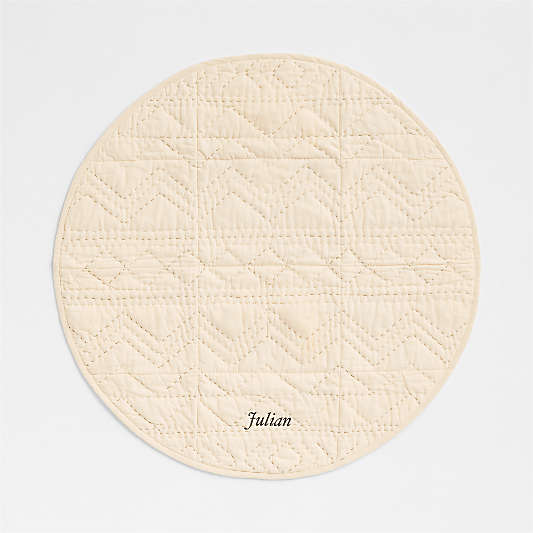 Cozy Cloud Natural Undyed Cotton Baby Activity Play Mat