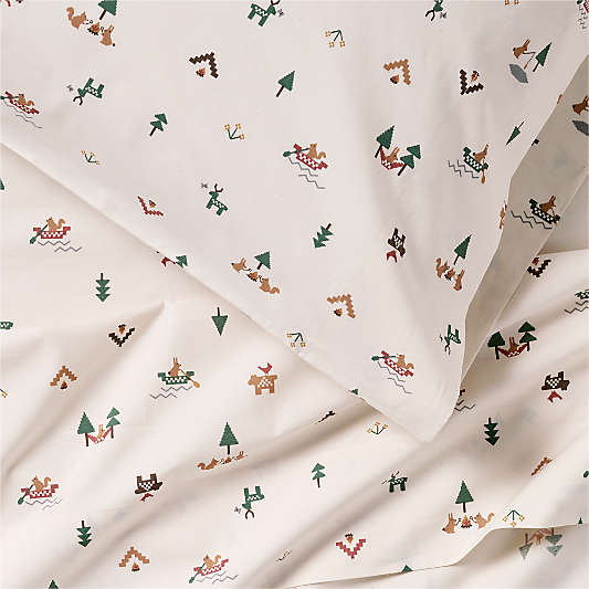 Cozy Camper Organic Cotton Voile Kids Sheet Set