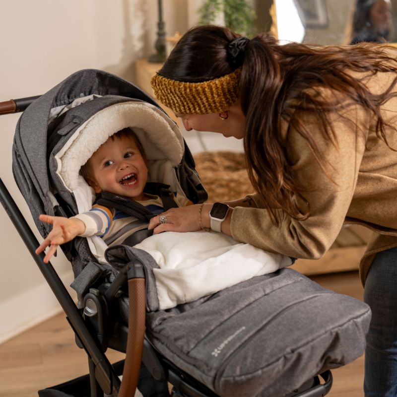 UPPAbaby ® CozyGanoosh Ada Sandstone Melange Stroller Footmuff - image 1 of 4