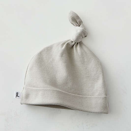 Cozy Cotton Organic Grey Baby Hat