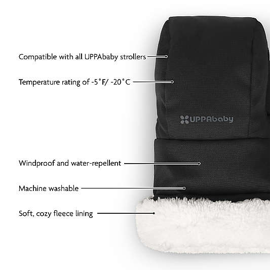 UPPAbaby ® CozyHandmuffs James Black Stroller Mittens
