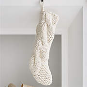 Ivory Cozy Knit Christmas Tree Skirt