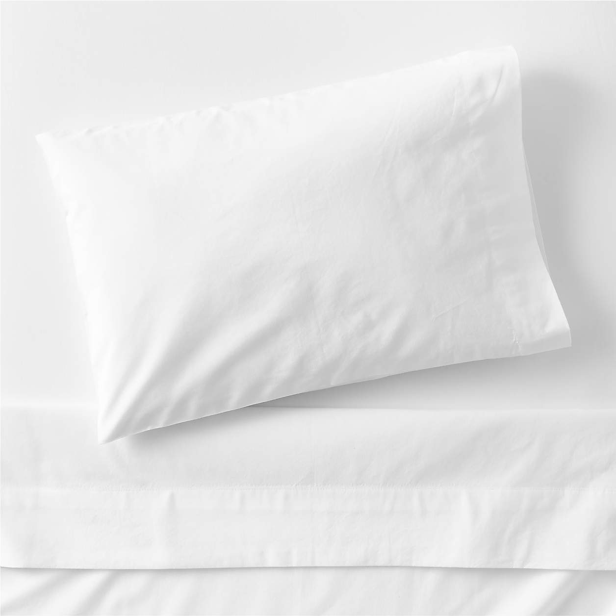 Modern Cozy Cloud Pampas Ivory Organic Washed Cotton Toddler Sheet Set