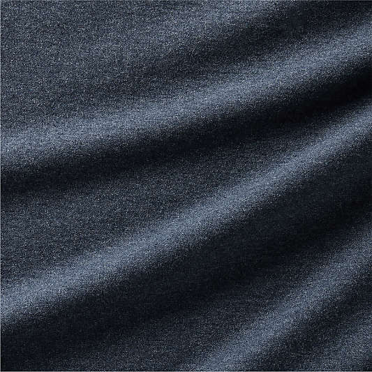 Cozysoft Organic Cotton Jersey Midnight Navy Blue Queen Bed Sheet Set