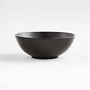 Craft Matte Black Stoneware Cereal Bowl