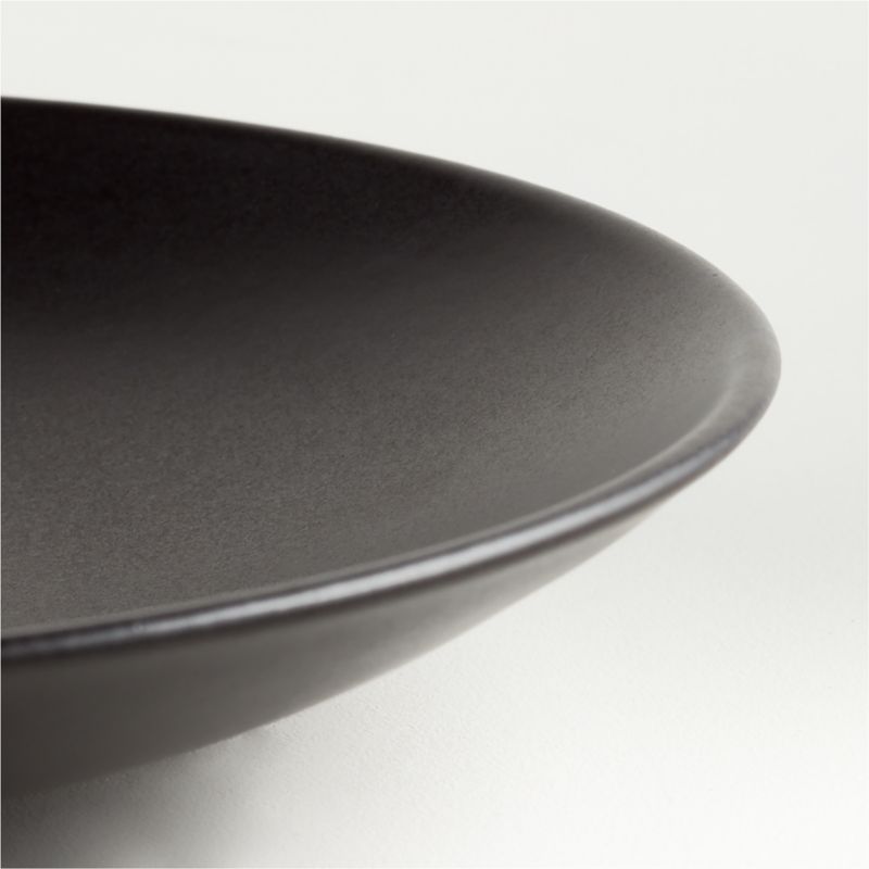 Craft Matte Black Stoneware Coupe Salad Plates, Set of 8 - image 7 of 8