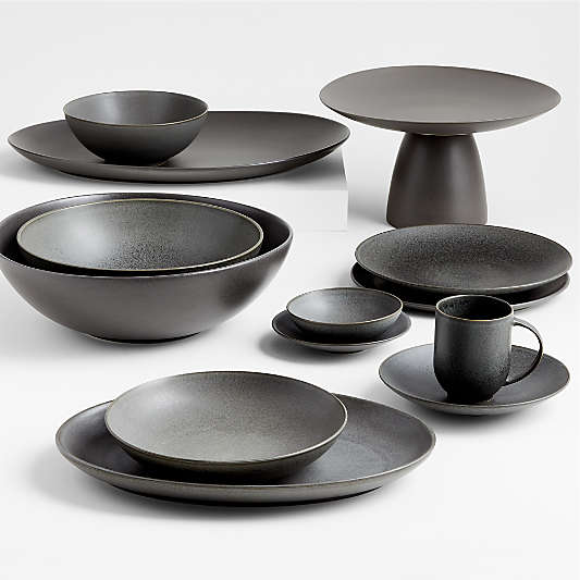 Craft Charcoal Grey Coupe Salad Plate