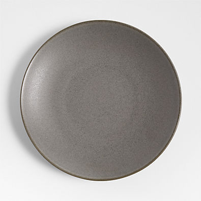 View Craft Charcoal Grey Stoneware Flat Dinner Plate details