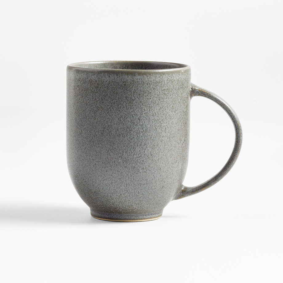 Craft Charcoal Grey Mug + Reviews | Crate & Barrel