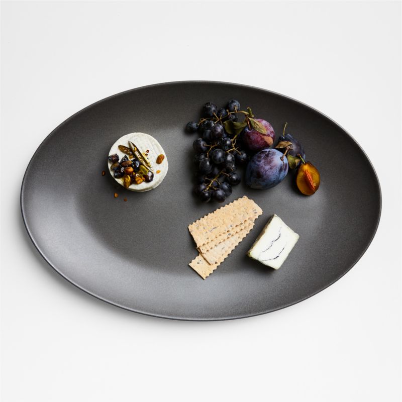 Craft Charcoal Grey Large Serving Platter
