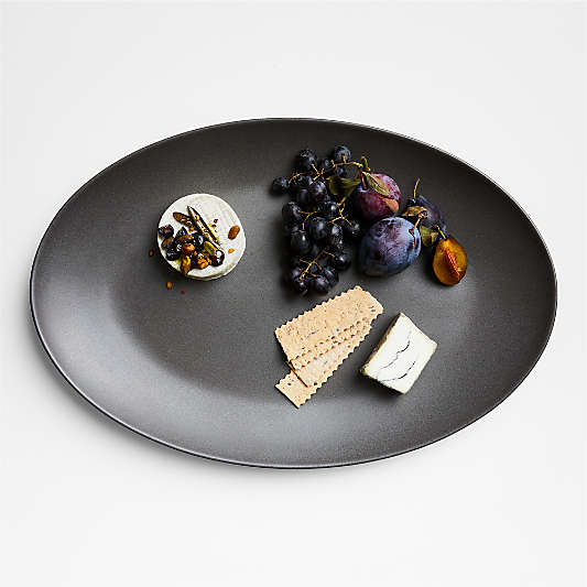 Craft Charcoal Grey Large Serving Platter