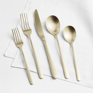View Craft Champagne 20-Piece Flatware Set details