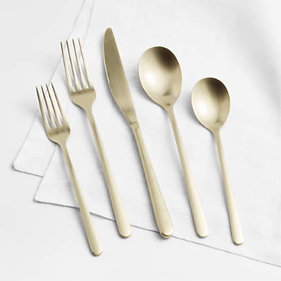 Craft Champagne 5-Piece Flatware Place Setting