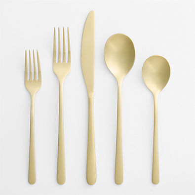 View Craft Champagne 5-Piece Flatware Place Setting details