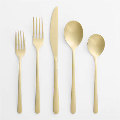Craft Champagne 20-Piece Flatware Set