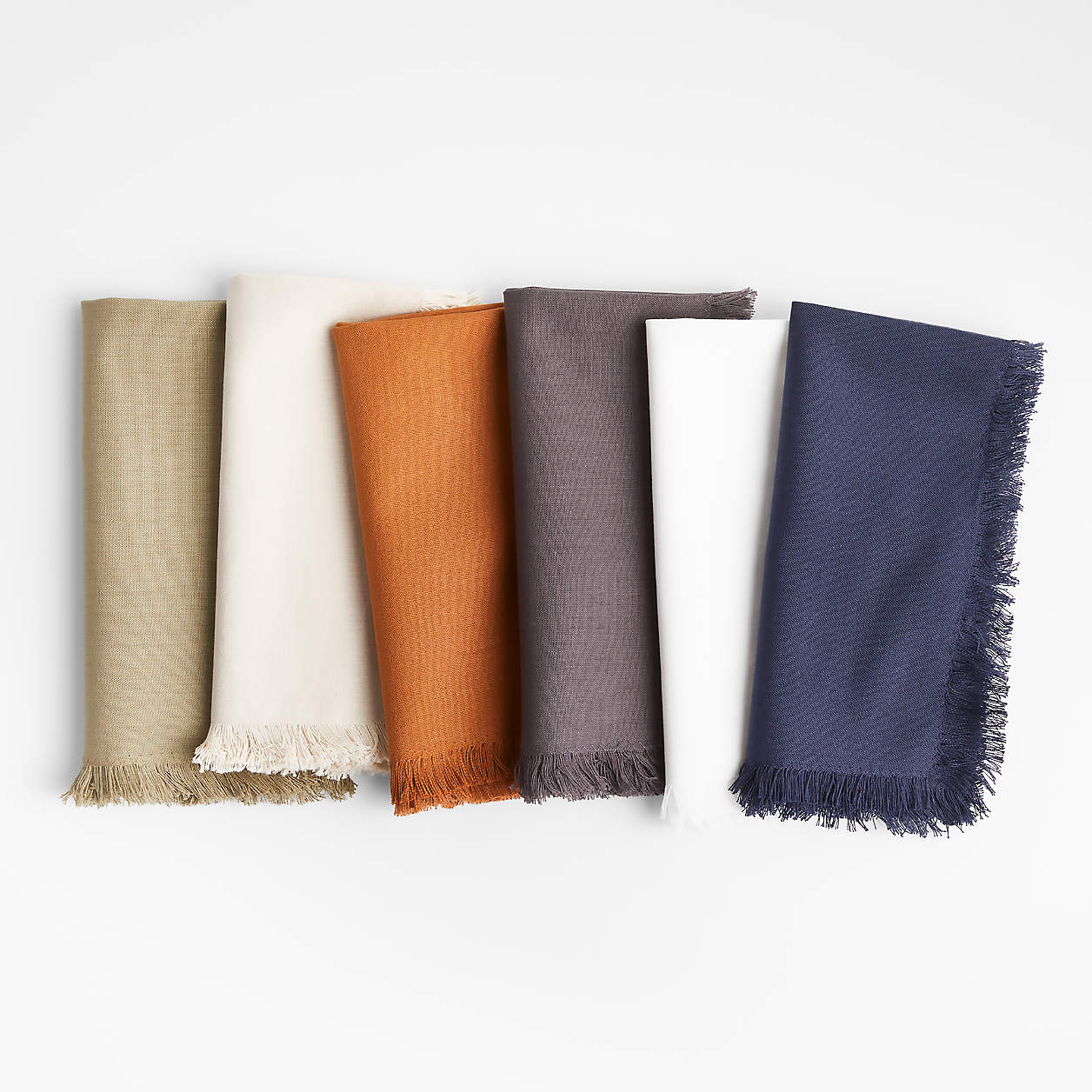 Craft Fringe Napkins | Crate & Barrel