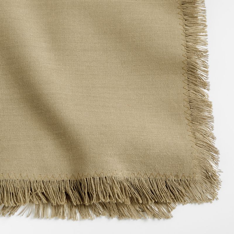 Craft Sage Green Organic Cotton Fringe Napkin