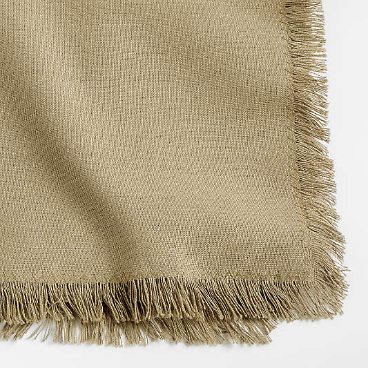 Craft Sage Green Cotton Fringe Napkin