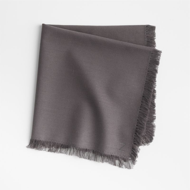 Craft Storm Grey Organic Cotton Fringe Napkin - image 5 of 9