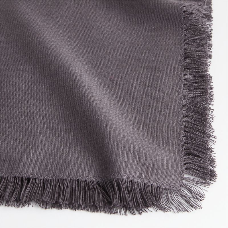 Craft Storm Grey Organic Cotton Fringe Napkin - image 4 of 9