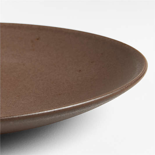 Craft Espresso Stoneware Coupe Dinner Plate