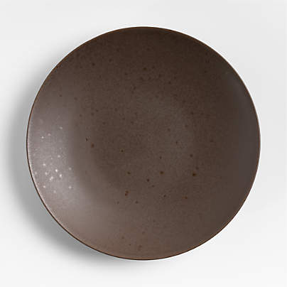 Craft Espresso Stoneware Coupe Dinner Plate