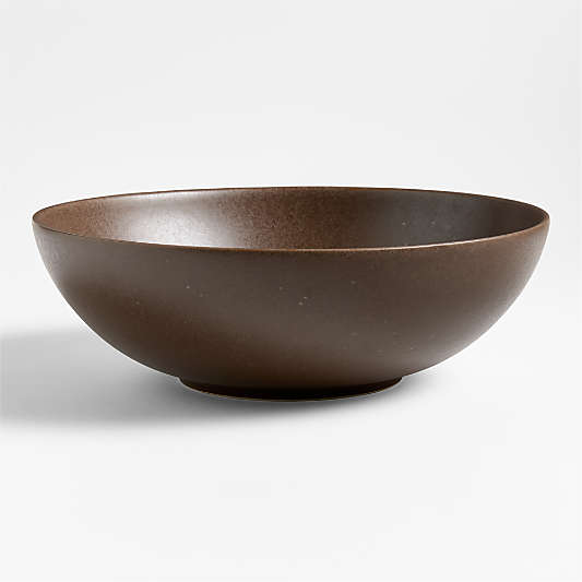 Craft Espresso Stoneware Serving Bowl