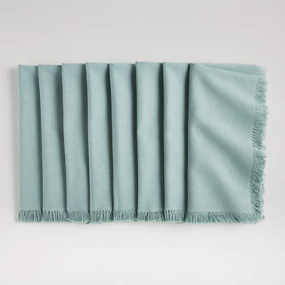 Fringed Cloth Napkins No Iron