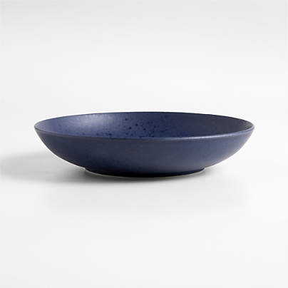 Craft Indigo Stoneware Low Bowl