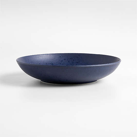 Craft Indigo Stoneware Low Bowl