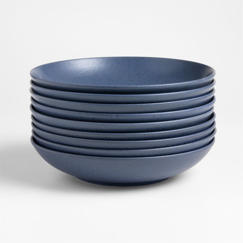 Craft Indigo Stoneware Low Bowl - image 4 of 5