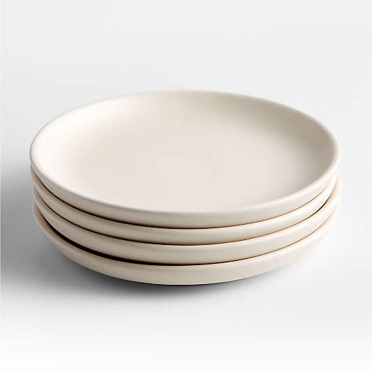 Craft Linen Cream Stoneware Coasters, Set of 4