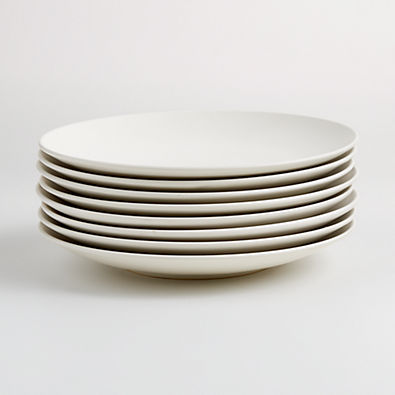 View Craft Linen Cream Coupe Dinner Plates, Set of 8 details